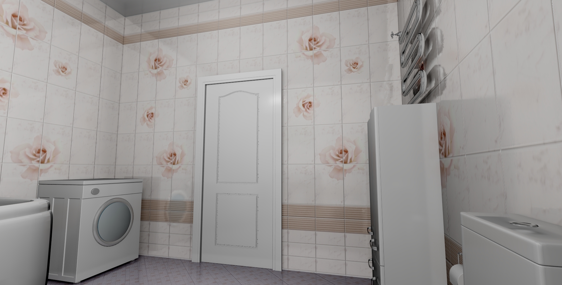 стеновые панели в ванной в интерьере