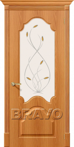 Двери Межкомнатные Скинни-33 П-32 (Миланский Орех) СТ-Орхидея 