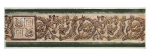 Керамическая плитка Евро-Керамика ЕК Иберия бордюр 08IB0060G0600207 зеленый 