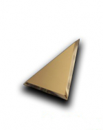 Керамическая плитка ДСТ Плитка зеркальная треугольная ТЗБ1-01 