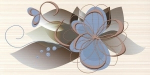 Керамическая плитка Нефрит-Керамика Декор 04-01-1-10-03-11-442-0 Бежевый 
