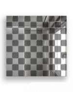 Керамическая плитка ДСТ Плитка зеркальная серебро + графит С50Г50 