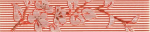 Керамическая плитка Березакерамика (Belani) Фриз Капри красный 5.4*25 