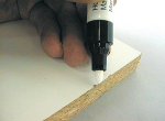 Паркетная химия Novoryt Волокнистый ретуширующий фломастер для ремонта напольных покрытий и мебели 