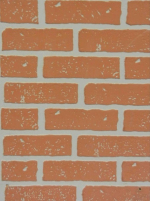 Стеновые панели Листовые 813-6 Кирпич красный 