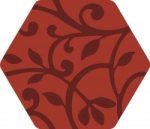 Керамическая плитка Bestile Напольная плитка Toscana Grabados Rojo 