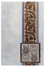 Керамическая плитка Евро-Керамика ЕК Иберия декор 06IB0046G0600209 синий 20*30 