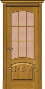 Двери Межкомнатные Вуд Классик-33 Natur Oak Bronze Gloria 