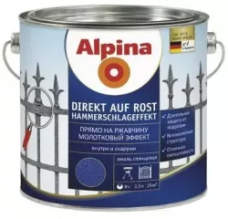 Direkt auf Rost Hammerschlageffekt