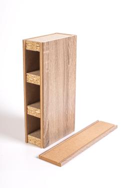 Колонна интерьерная сборная Дуб Винтаж 2800*160*174 мм