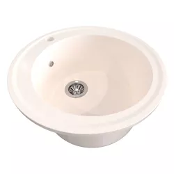 Мойка кухонная Gama Stone GS1 белый 331