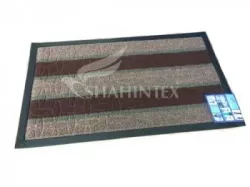 Коврик придверный LUX SHAHINTEX multi-color 40*60 кофе с молоком