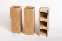 Колонна интерьерная сборная Дуб Скандинавский 2800*100*100 мм