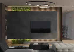Керамогранит Cambio A17428 темно-серый ректификат рельеф