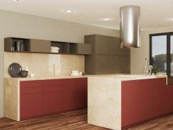 Столешница FS113 B2/1 Сарыкум 3000*600*38 мм 1 завал матовая