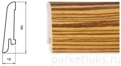 Плинтус Pedross Белый гладкий