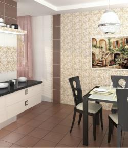 Фриз Ретро новелла коричневый 5.4*35
