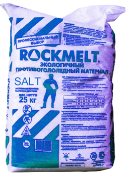 Противогололедные реагенты ROCKMELT SALT 20 кг