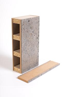 Колонна интерьерная сборная Бетон 2800*160*174 мм