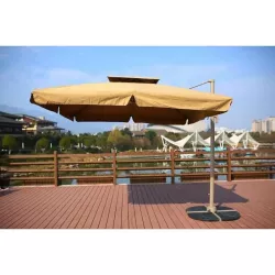 Зонт от солнца AFM-250SDB-Dark Beige 2.5м