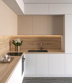 Столешница FS1115 W5/1 Дуб Кольский 3000*600*38 мм 1 завал матовая