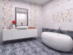 Декор Даф серый 644