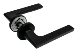 Дверные ручки Rucetti RAP 31 SLIM-R BL черный