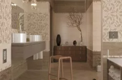 Стена Travertine Mosaic beige 1Т1051