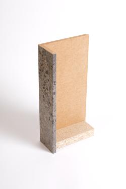 Колонна интерьерная сборная Бетон 2800*160*174 мм