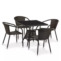 Набор мебели 4+1 T197BT/Y137C-W53 Brown 4Pcs