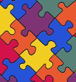 Бытовой  линолеум Puzzle Colour 050