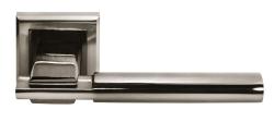 Дверная ручка DIY MH-13 SN/BN-S белый никель / черный никель