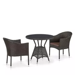 Набор 2+1 T707ANS/Y350-W53 2 Pcs Brown