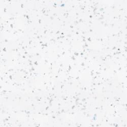 Столешница 017МГ Белый с блестками 3050*600*38 мм 1 завал R глянцевая