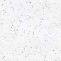 Столешница 017МГ Белый с блестками 3050*600*38 мм 1 завал R глянцевая