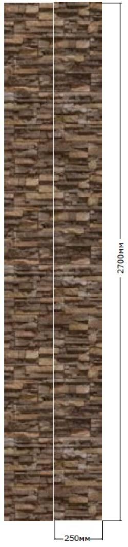 Стеновые панели c 3D эффектом Дикий камень