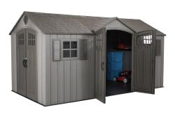 Пластиковый сарай LifeTime WoodLook 15*8 DD