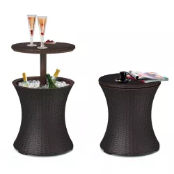 Стол-бар холодильник Cool Bar Rattan