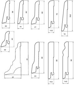 Плинтус Pedross Дуб беленый