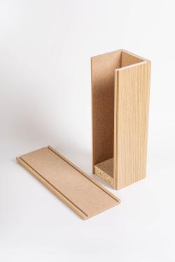 Колонна интерьерная сборная Дуб Скандинавский 2800*100*100 мм