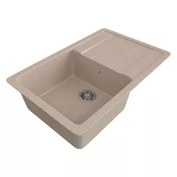 Мойка кухонная Gama Stone GS14 песочный 302