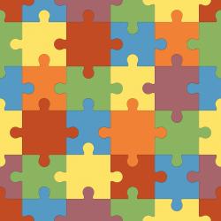 Полукоммерческий  линолеум Puzzle 2