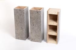 Колонна интерьерная сборная Бетон 2800*100*100 мм