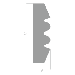 Молдинг U 0011