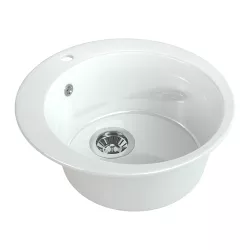 Мойка кухонная MaxStone MS-20 белый снег