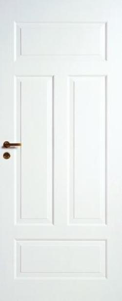 Дверь межкомнатная белая 4-хфиленчатая №41