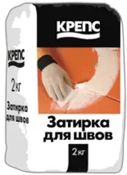 КРЕПС Затирка влагостойкая серая (20 кг)