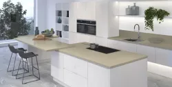 Столешница 402М Бриллиант фантазийный 3050*600*38 мм 1 завал R кристалл