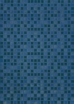 Плитка Квадро облицовочная синяя