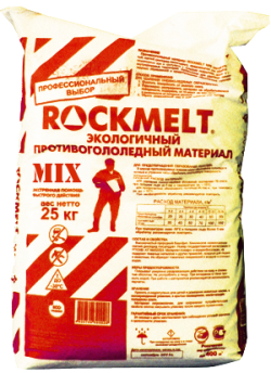 Противогололедные реагенты ROCKMELT MIX 20 кг